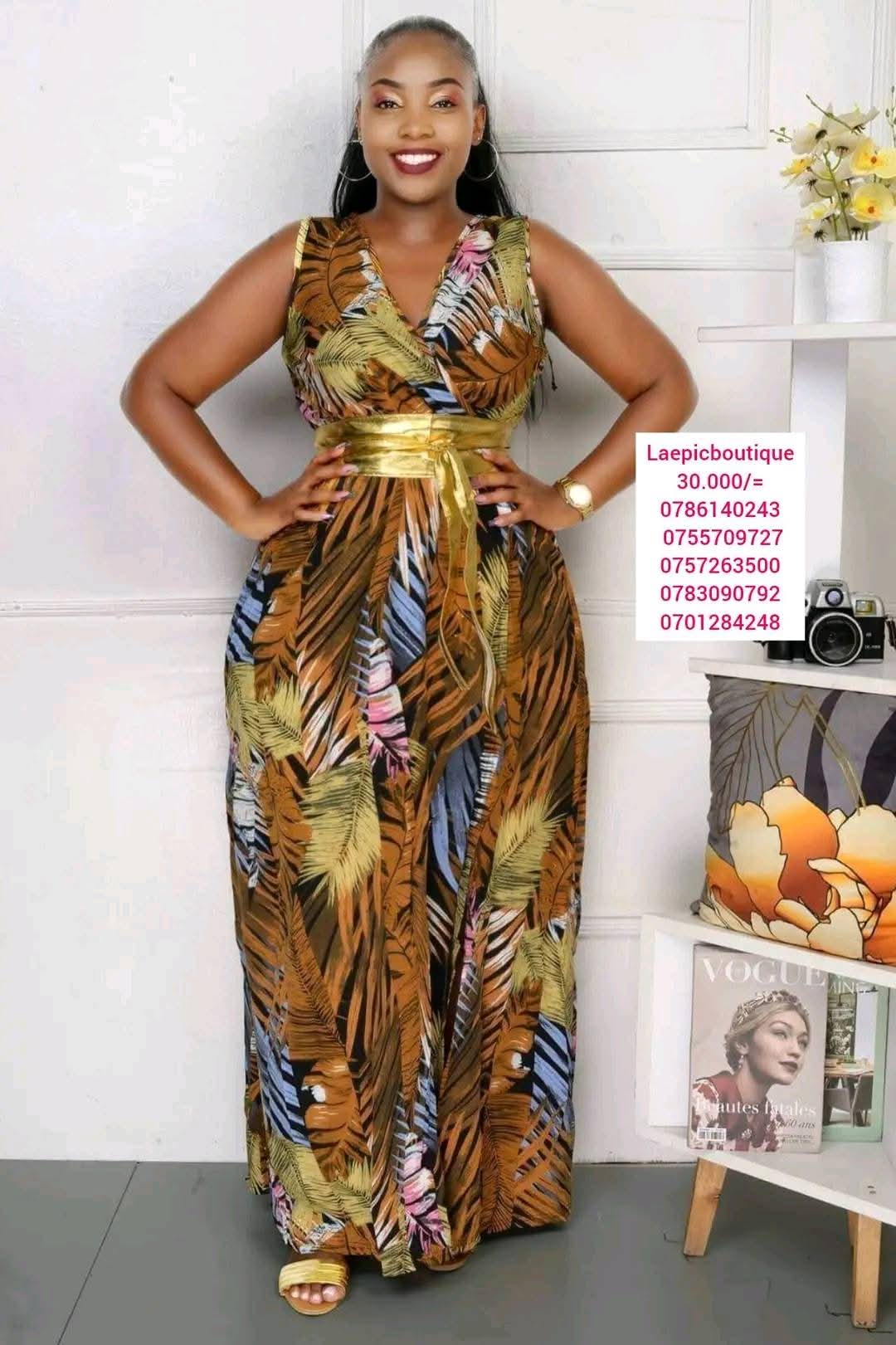LONG Floral DRESS