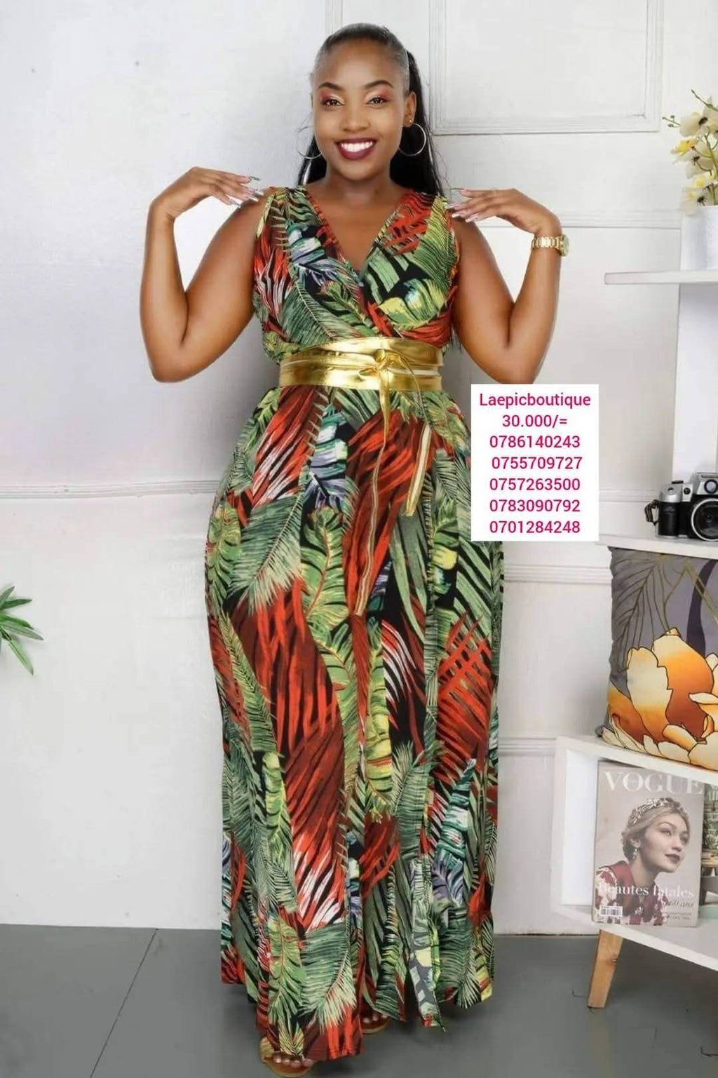 LONG Floral DRESS