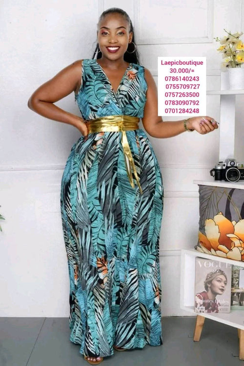 LONG Floral DRESS